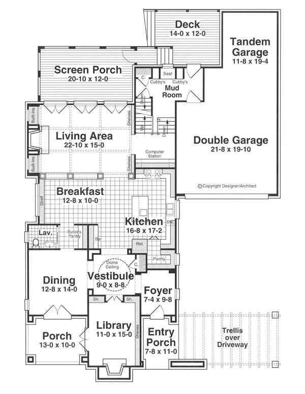 First Floor image of NORWICK House Plan